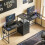 Homcom Mesa Gaming Negro 244 x 50 x 101 cm 2
