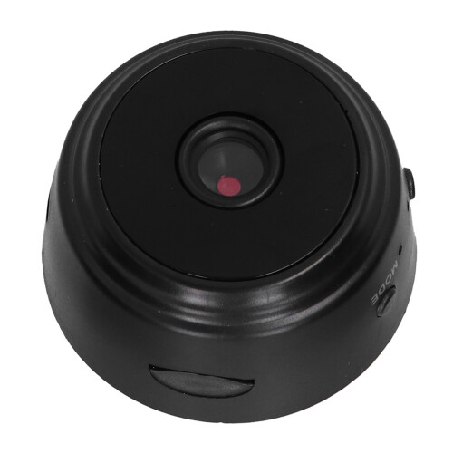 HD 1080P Wireless Web Camera, CMOS, Rechargeable, Black