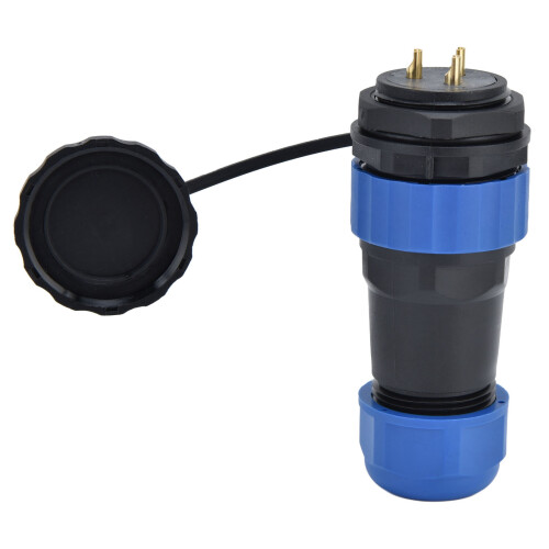 IP68 Waterproof Aviation Plug Socket 380V 25A 3-Pin, 28mm 1