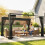 Outsunny Pérgola Gris 397 x 297 x 225 cm 5