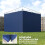 Outsunny Paredes Laterales Carpa Azul 300 x 200 cm 6