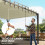 Outsunny Pérgola Beige 390 x 295 x 213 cm 4