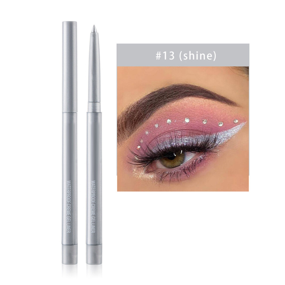 20Pcs Colorful Gel Eyeliner Set, Waterproof, Smudge-proof, 0.2g