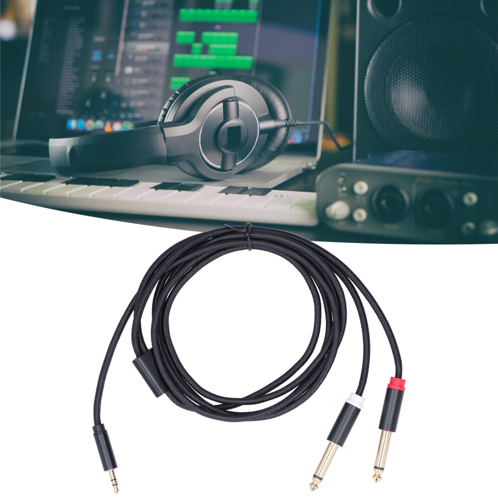 3683 Adapter Cable 3.5Mm Male To Dual 6.35Mm Audio, 2M 8751391517425