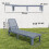 Outsunny Tumbona Gris 191 x 55 x 35.5 cm 2