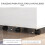 Homcom Cajonera de Escritorio Blanco 39.5 x 39 x 58.5 cm 3