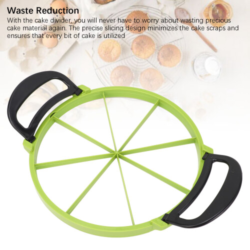 Cake Portion Divider Set Plastic for Round & Square Cakes, 577g 2