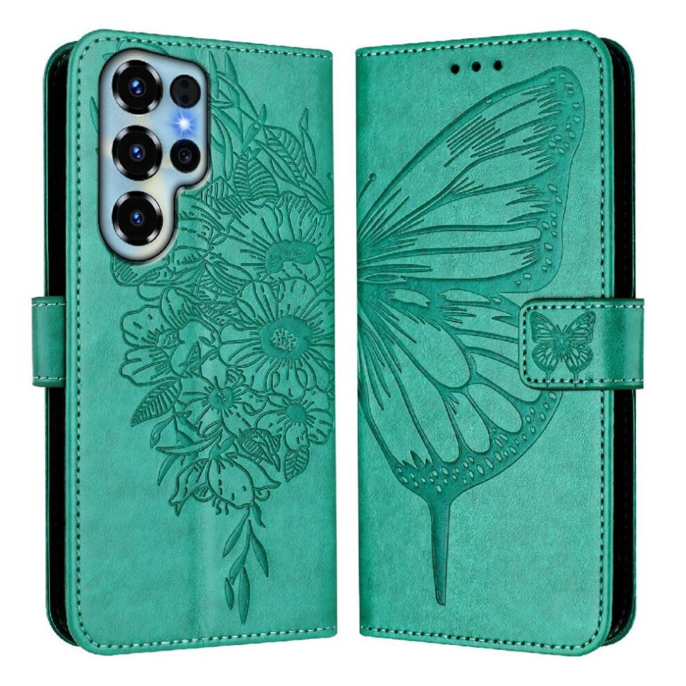 () Case For Doogee Note 56X Pro Embossing Butterfly Magnetic Flip Cover Premium Leather 764563199563