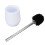 6Pcs Bathroom Accessories Set, PP+Stainless Steel, White 4