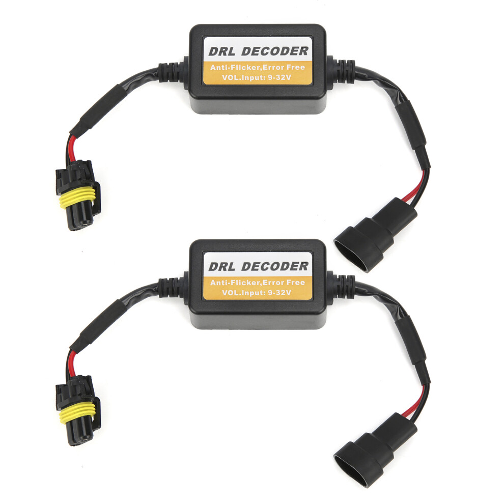 Universal Daytime Running Decoder 9006 Led Anti-Flicker 9-32V Light 7621391518191