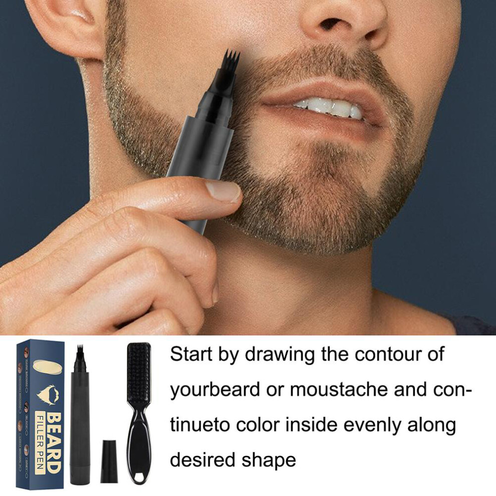 Waterproof Beard Filler Pencil for Mustache, Durable, Wax Based
