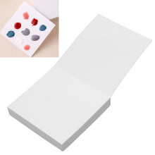 50pcs Waterproof Nail Color Mixing Paper 7.6x7.6cm for Nail Salon & Home Use