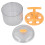 Meatball Maker Manual 5 Balls Press Mold Machine Kitchen Tool Orange 2