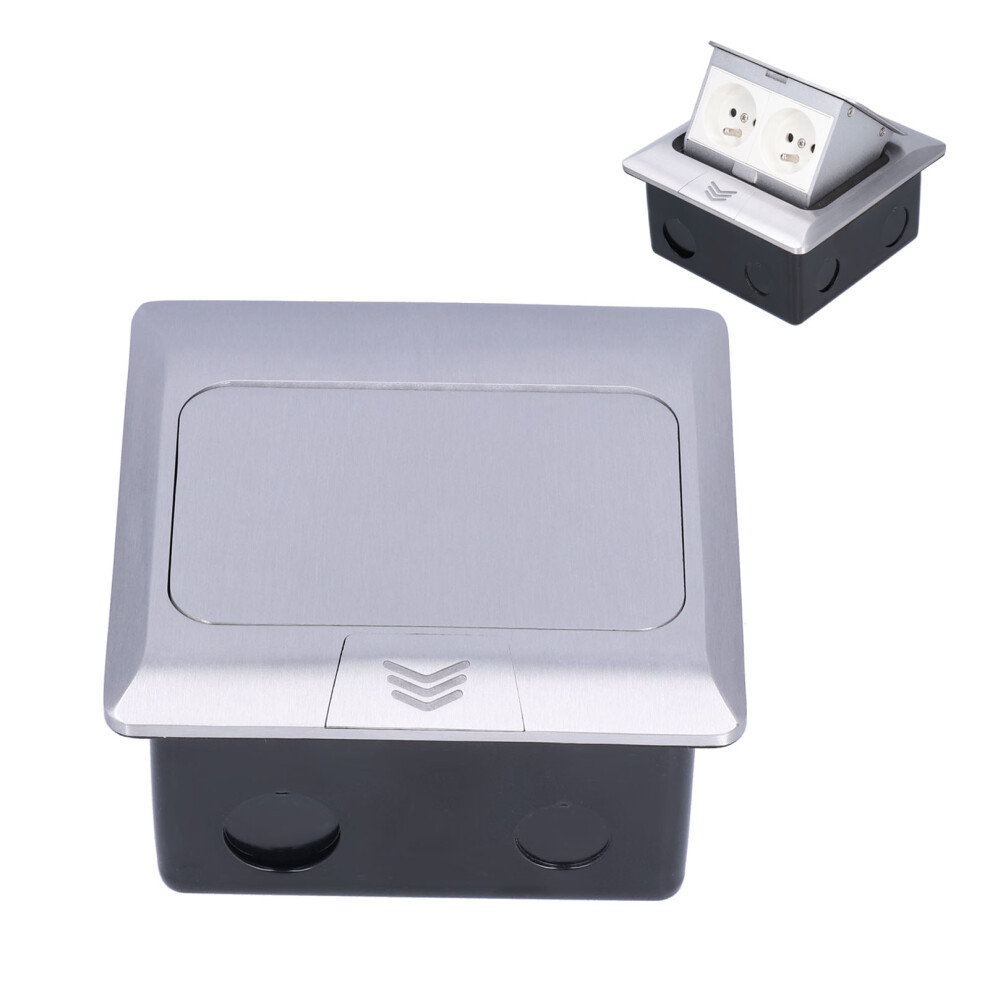 Aluminum Floor Box Socket 2-Way Waterproof 250V 16A Ip40 J28 9431391520388