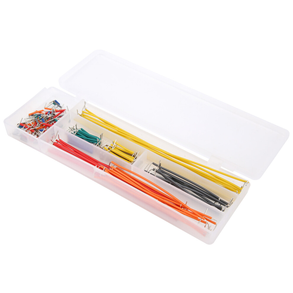140Pcs Breadboard Jumper Wires Assorted 14 Lengths Plastic Box 9441391520363