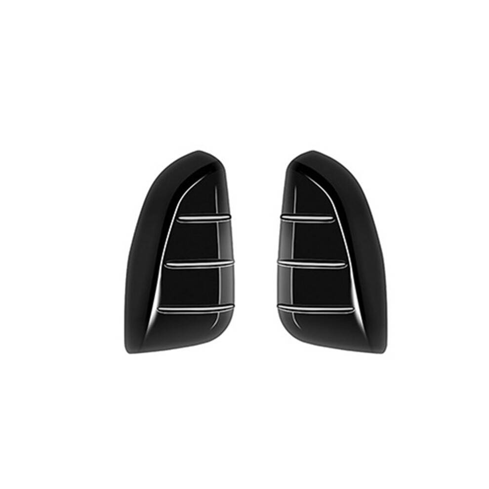 Car Side Rearview Mirror Cover Door Mirror Shell Trim Sticker For Grand Highlander 2024 Glossy Black Tauoh