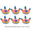 10pcs Inflatable Bird Drink Holders, 27x21cm Pool Party Float Accessories 10