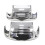 Chrome Front Rear  Tip for  Electra Glide Road King Heritage Softail 1