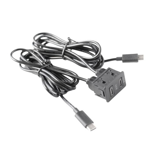 Auto Android Navigatie Machine Dubbele TYPE-C Ingang Naar USB Interface Paneel Verlengkabel Adapter Paneel