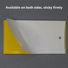 20x15cm Dual-Sided Waterproof Sticky Traps for Flying Insects, Yellow/Blue