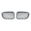 For  5 Series  F07 Hatchback 2010-2017 Car Silver Diamond Meteor Style Front Grille 2