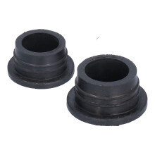 2 Stück Schwarze Gummi-Poolleiternschutzbügel Sicherheitsriegel 5x3,7x2,5cm