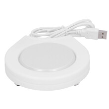 USB Coaster Mat Warmer Pad Vacuum Cup for Coffee Office Use 15x15cm