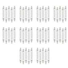 50 Pack R7S 118mm 300W 230V,R7S Halogen Linear Light Bulb,Dimmable Halogen Lamp for Construction Work Landscape Lighting