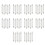 50 Pack R7S 118mm 300W 230V,R7S Halogen Linear Light Bulb,Dimmable Halogen Lamp for Construction Work Landscape Lighting 1