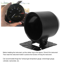 Heavy Duty Vehicle Gauge Mount Black