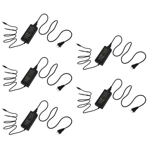 5X 12V Power Supply Adapter 5A Transformer 110-220V & Gift