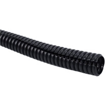5X 20 Ft Split Wire Loom Conduit Polyethylene Tubing Black Color Sleeve Tube 10mm Inner Diameter