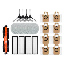 Compatible with Robot Vacuum X20 Max / D109GL Parts Accessories Main Side Brush Hepa Filter Mop Cloth Dust Bag Replacement
