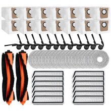 Compatible with Mijia 5C / OV42CN Vacuum Parts Main Roller Side Brush Filter Mop Cloth Dust Bag Accessories