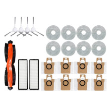 Compatible with Robot Vacuum X20+ / X20 Parts Accessories Main Side Brush Hepa Filter Mop Cloth Dust Bag Replacement