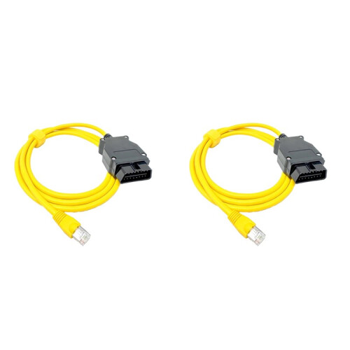 2X High Quality ENET Data Cable for  Enet Ethernet ENET  Coding for F OBD2 Diagnostic Coding Tool OBDII Adapter