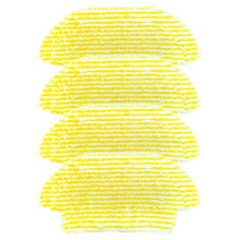 Microfiber Cleaning Mop Pad for RCV3 Vacuum Cleaner Parts Replacement Mop Cloths 4PCS