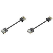 Cat6/Cat6a 48 Pack Slim RJ45 UTP Network Cord 10Gbps Cat 6 Patch Cable for PS5 Patch Panel to Flexiable