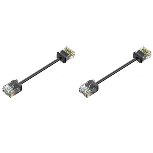 Cat6/Cat6a 48 Pack Slim RJ45 UTP Network Cord 10Gbps Cat 6 Patch Cable for PS5 Patch Panel to  Flexiable