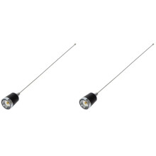 2X for NMO VHF/UHF Dual Band 144/430MHz 100W High Gain Car Mobile Ham Car Radio Walkie Talkie Antenna