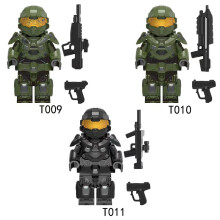 3pcs HALO Sergeant Sparta Mini Figures Building Blocks Toys Gift