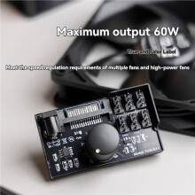 4X PWM Fan Speed Controller High Power   Power 4Pin Fan Governor NAS Server Fan Speed Control PWM Speed Regulation
