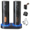 Electric Rechargeable Salt and Pepper Grinder Set Top-Refill Automatic Pepper Mill Grinder with Charging Base 2