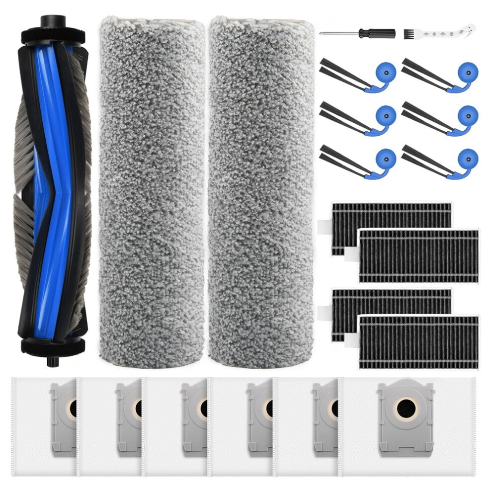 Accessory Set For Deebot X9 Pro Omni Robot Vacuum Cleaner Parts Main Side Brush Hepa Filter Mop Cloth Dust Bags 4713929409187