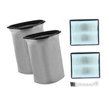 5PCS HEPA Filter and Dust Barrier for ProTeam Super Pro10 for GoFit 10 Backpack Vacuums Parts Cloth Filter Bags
