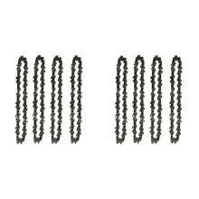 8Pcs Chainsaw Chain 4 Inch Guide Saw Chain 1/4 LP Pitch, 28 Sections for Electric Protable Handheld Chain Saw