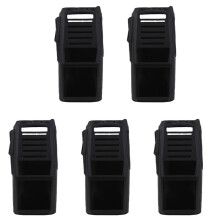 5X Copertura del Silicone Radio Handheld Protegge L'Argomento per UV-82 Nero