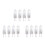 12V 20W 2 Pin G4 Base Halogen Light Bulb 12 Pieces Warm White 1