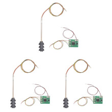 3X 3 Color Traffic Light Signals Ho Oo Scale Model 6LED for Diy Sand Table Crossing Street Construction Railway Two Side
