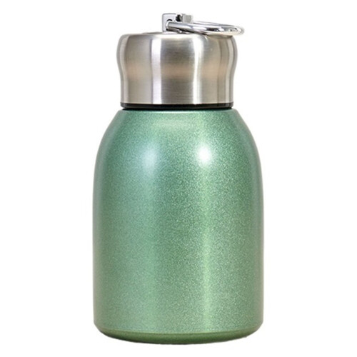 280 ml tragbare, isolierte Edelstahl-Trinkflasche, hält Getränke heiß oder kalt